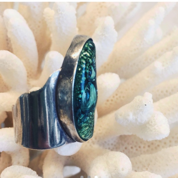 Statement sterling silver ring - Picture 3 of 3